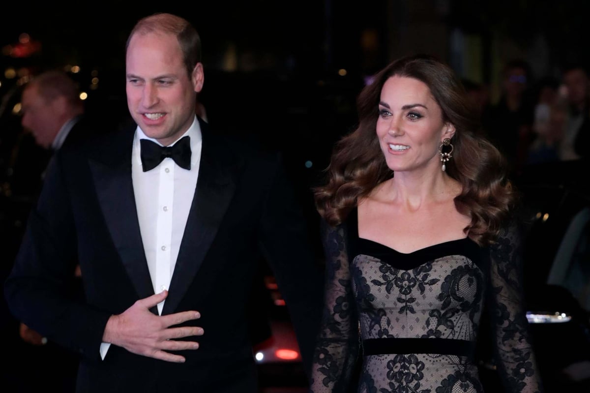 Kate Middleton stuns in black lace dress as she steps out with Prince William for the Royal Variety Performance | London Evening Standard