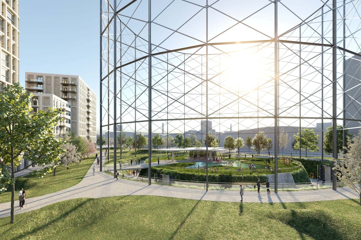 Any old iron? Gasholder is centrepiece of £230m plan | London Evening Standard