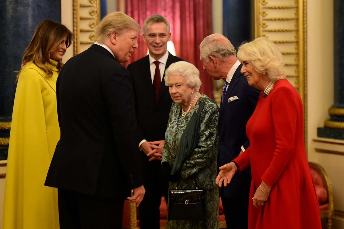 Donald Trump joins Queen at Buckingham Palace as Nato leaders gather for royal reception | London Evening Standard