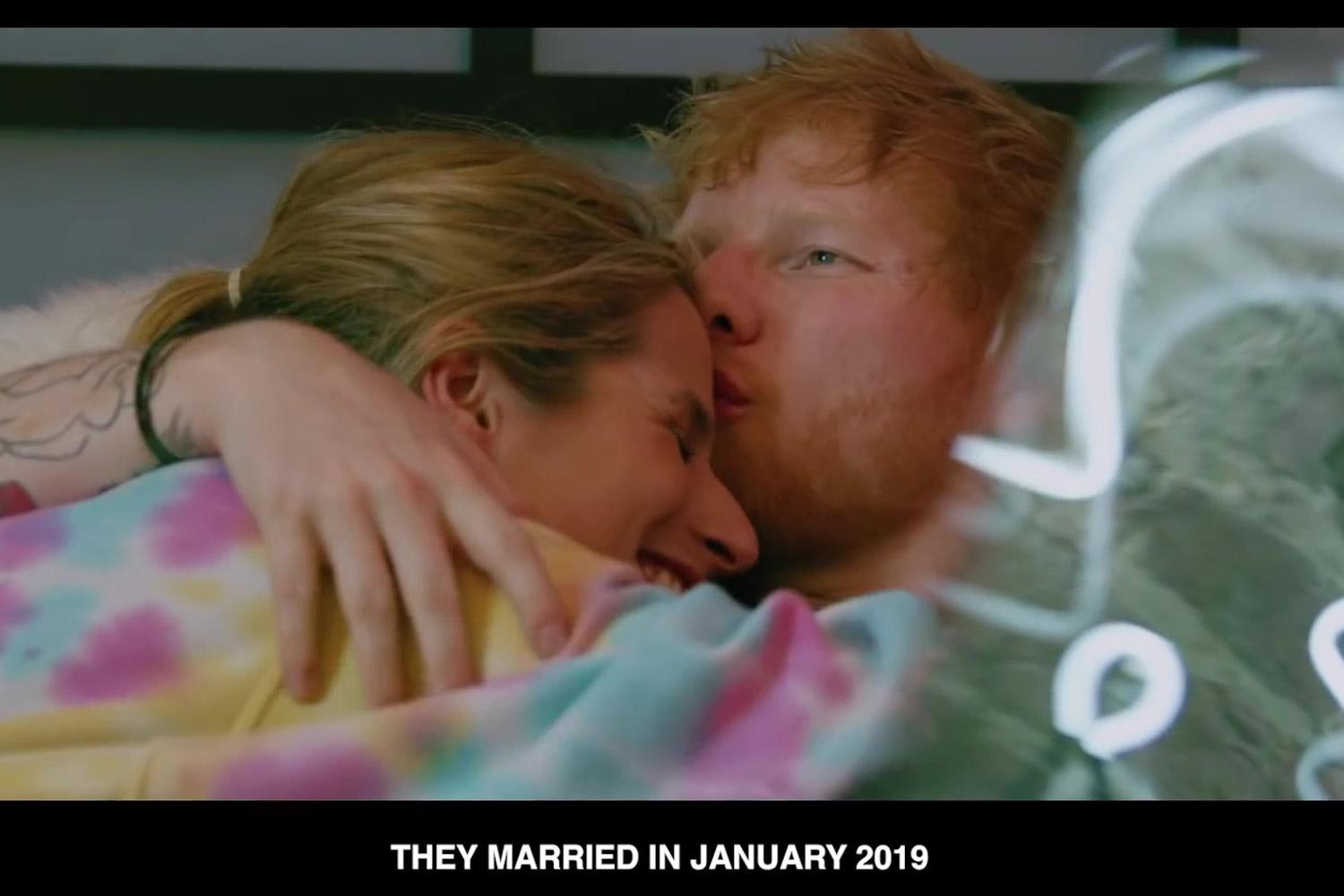 Ed Sheeran appears to confirm wedding date in new music video