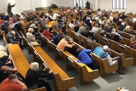 Texas church shooting: Gunman kills one and is shot dead in attack on communion which was captured on livestream | London Evening Standard