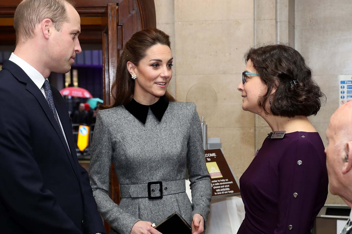 Kate Middleton wears elegant grey Catherine Walker coat dress to attend the UK Holocaust Memorial Day Commemorative Ceremony in Westminster | London Evening Standard