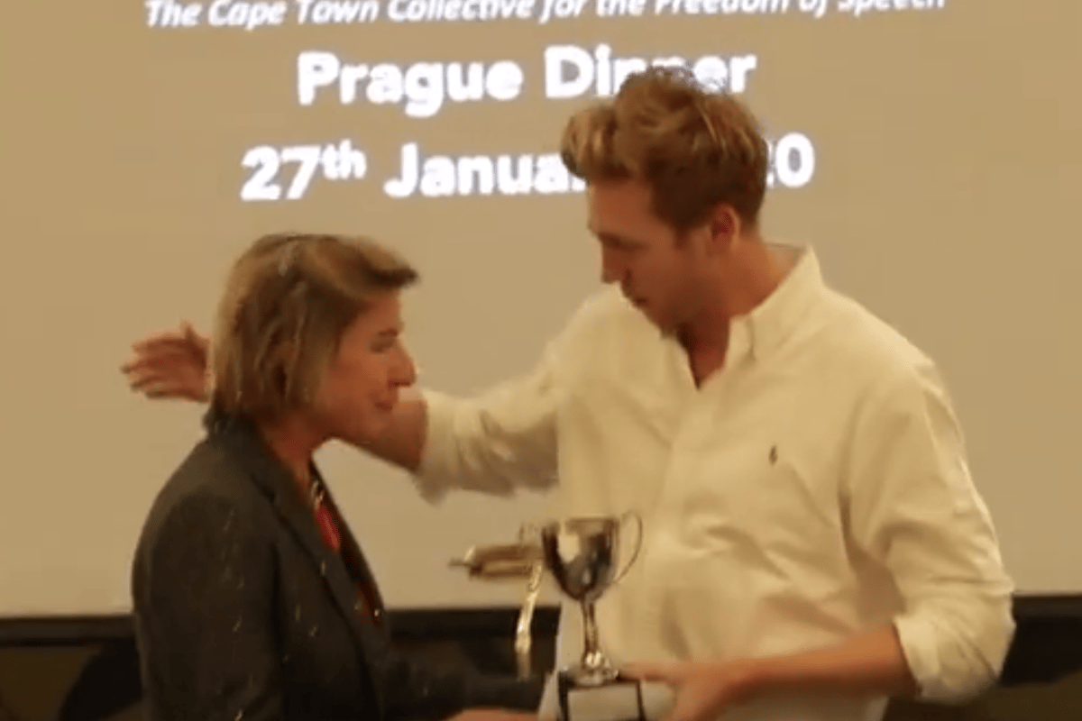 Katie Hopkins tricked into accepting fake 'C**T' award by YouTube prankster Josh Pieters | London Evening Standard