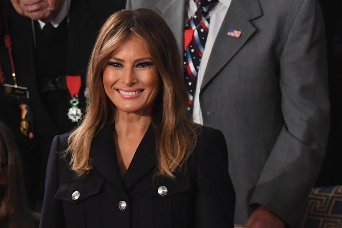 Melania Trump wears custom black Dolce & Gabbana skirt suit to the State of the Union address | London Evening Standard