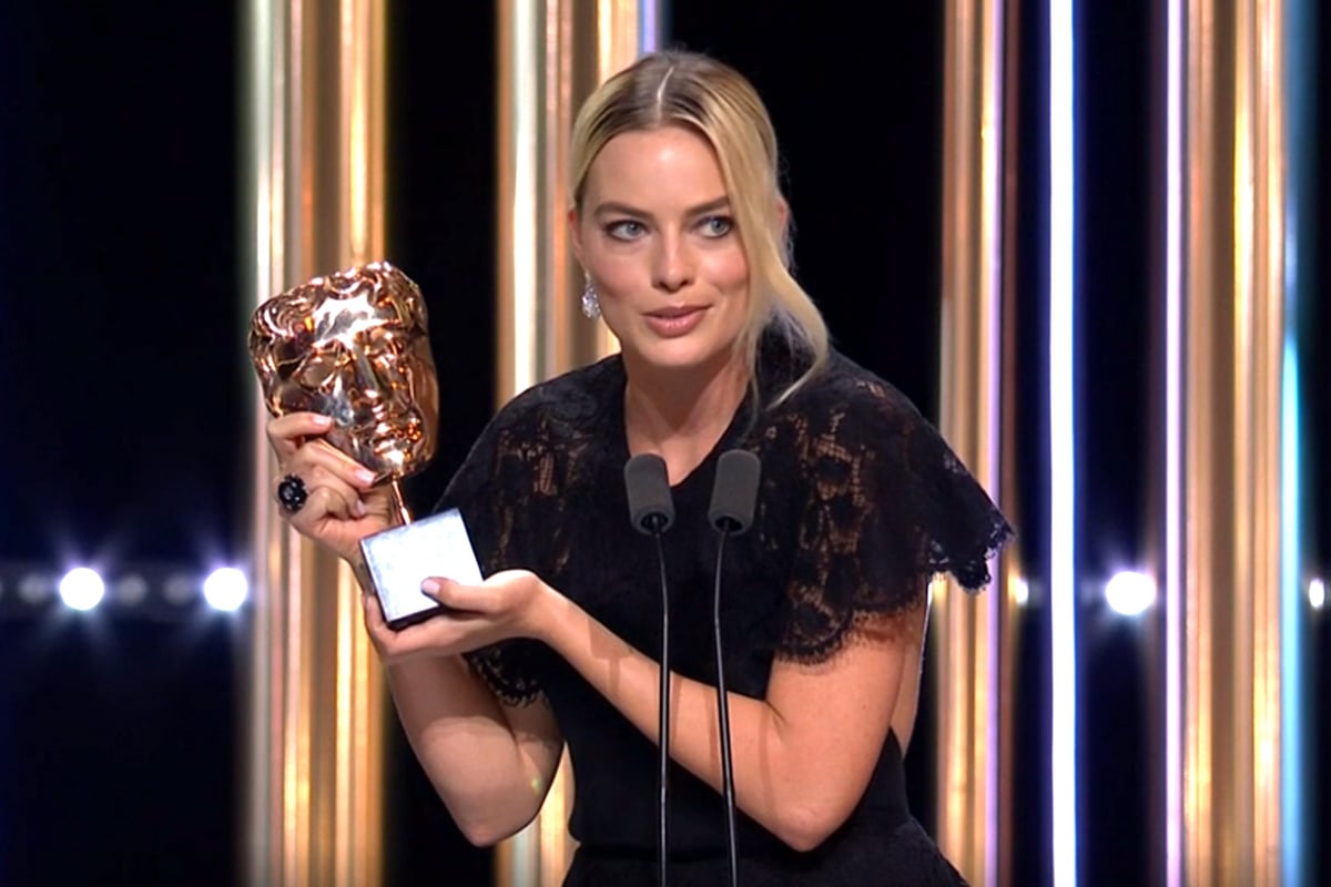 Margot Robbie felt 'panicked' delivering Brad Pitt's Bafta speech after last-minute request | London Evening Standard