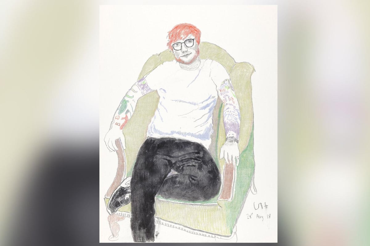 David Hockney's portrait of Ed Sheeran to go on display for the first time in London exhibition | London Evening Standard