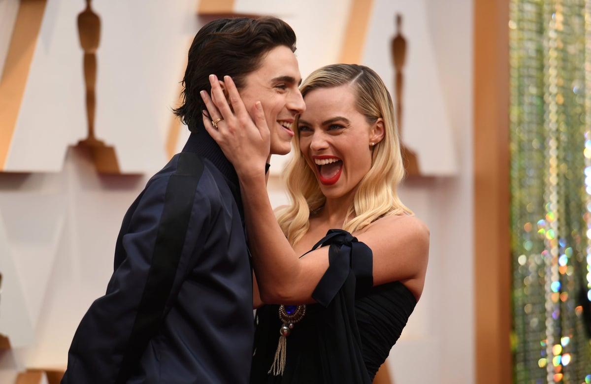 Timothée Chalamet just photobombed Margot Robbie on the Oscars red carpet and fans are here for it | London Evening Standard