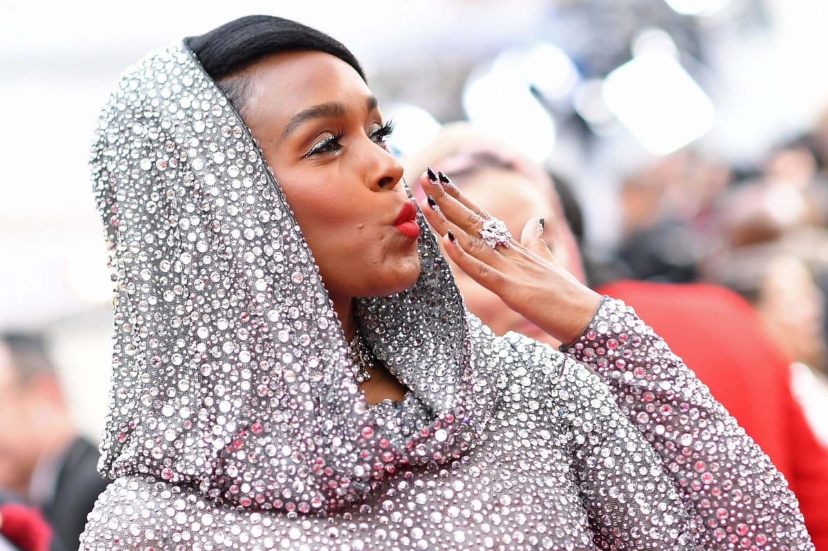 Janelle Monáe brings the bling to Oscars 2020 red carpet in Ralph Lauren gown adorned with 168,000 crystals | London Evening Standard