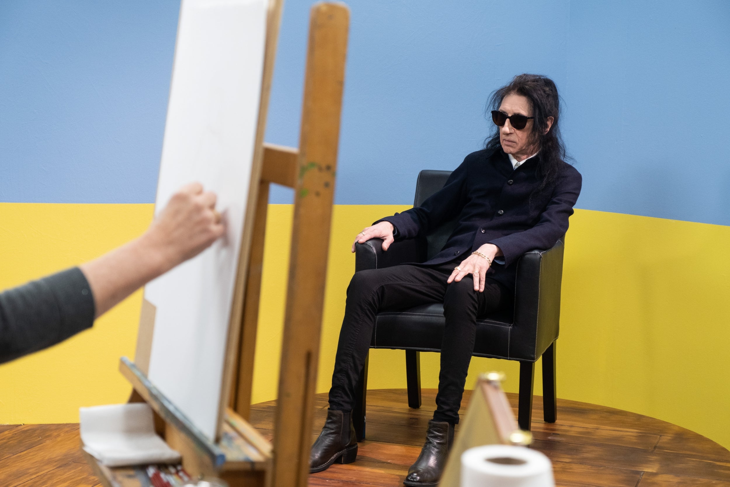John Cooper Clarke is the star poser in Portrait Artist Of The Year