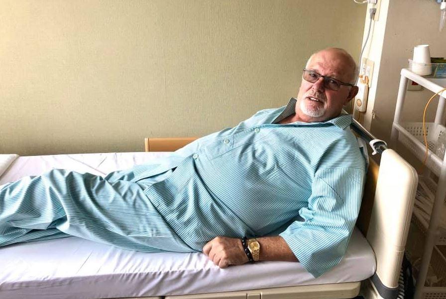 David Abel and wife Sally post pictures from hospital beds after leaving coronavirus-hit Diamond Princess cruise ship | London Evening Standard
