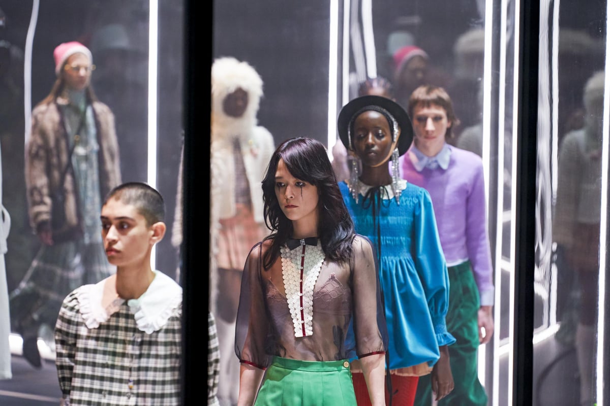 Alessandro Michele explores the idea of fashion as ritual in Gucci's AW20 show | London Evening Standard