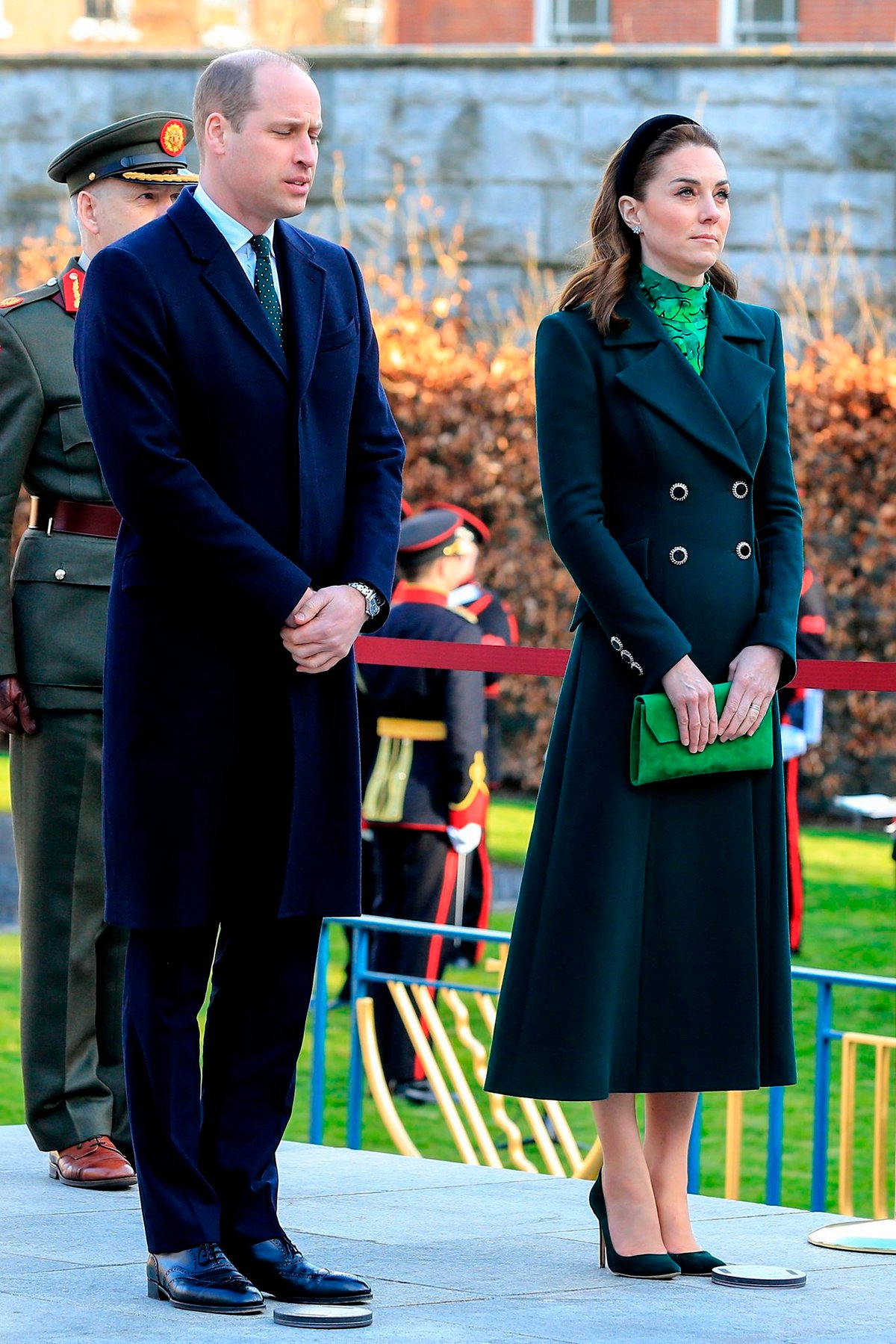 Duchess of Cambridge dons second high fashion label of the day in green Vampire's Wife dress | London Evening Standard