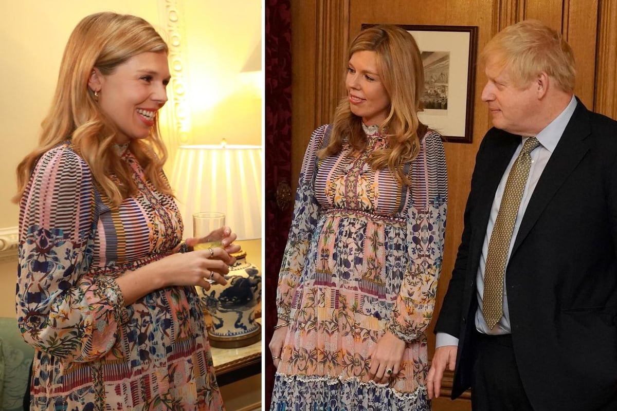 Carrie Symonds shows off baby bump in first pictures since announcing she and Boris Johnson are expecting and engaged | London Evening Standard