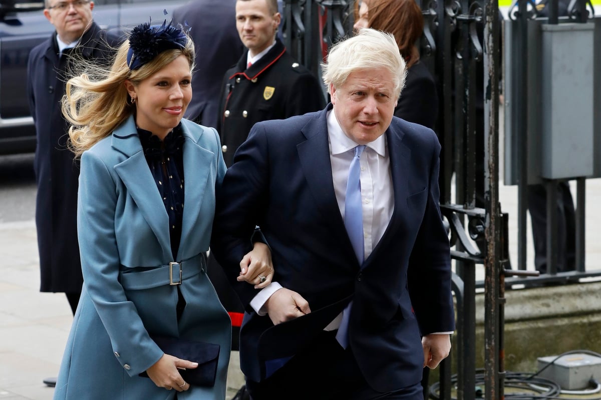 Carrie Symonds showcases her baby bump in £285 sustainable coat by up-and-coming British designer Isabelle Fox | London Evening Standard