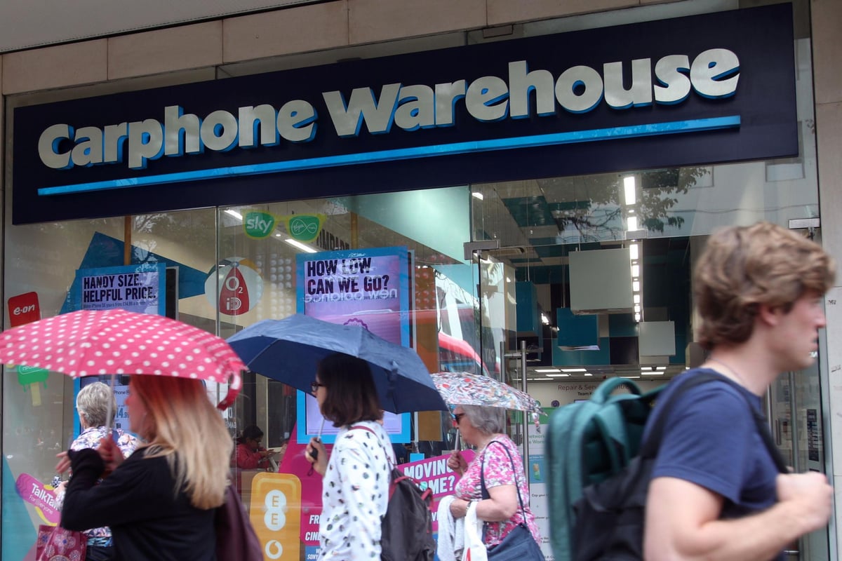 All standalone Carphone Warehouse stores set to close with 2,900 jobs axed | London Evening Standard