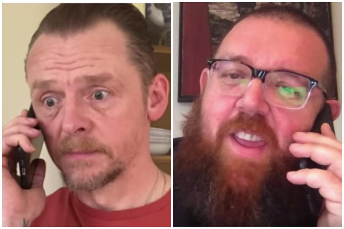 Simon Pegg and Nick Frost revive Shaun of the Dead roles to share coronavirus message | London Evening Standard