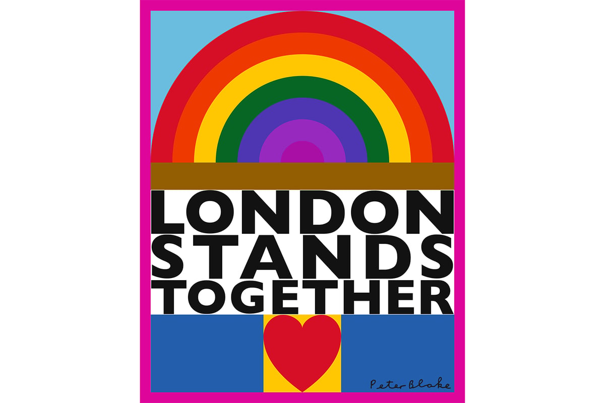 #londontogether: Sir Peter Blake's rainbow is a 'symbol of hope' for the capital during the coronavirus outbreak | London Evening Standard