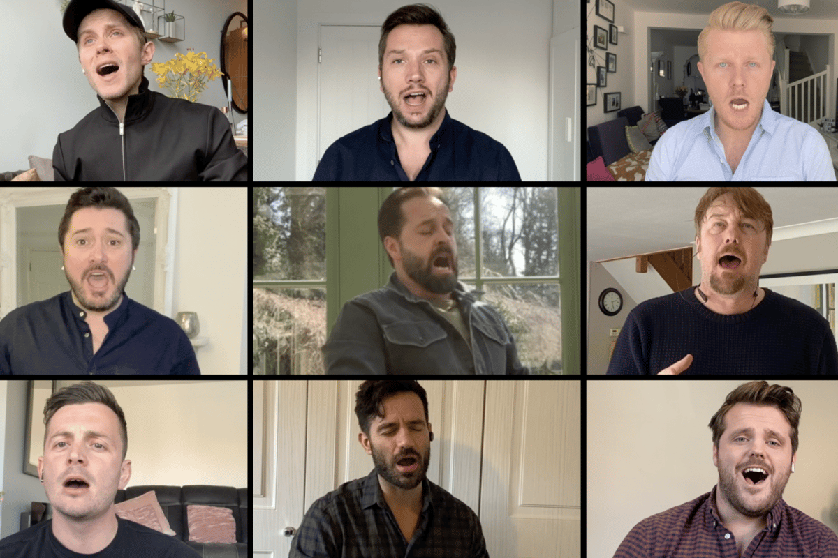 Les Misérables supergroup The Barricade Boys joined by Alfie Boe to sing Bring Him Home in support of the NHS | London Evening Standard