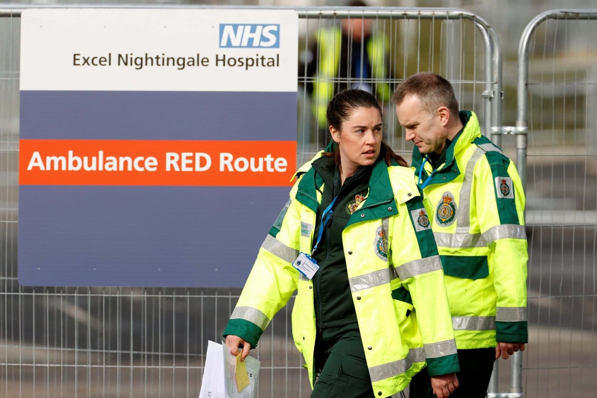 First patients admitted to London's NHS Nightingale Hospital | London Evening Standard