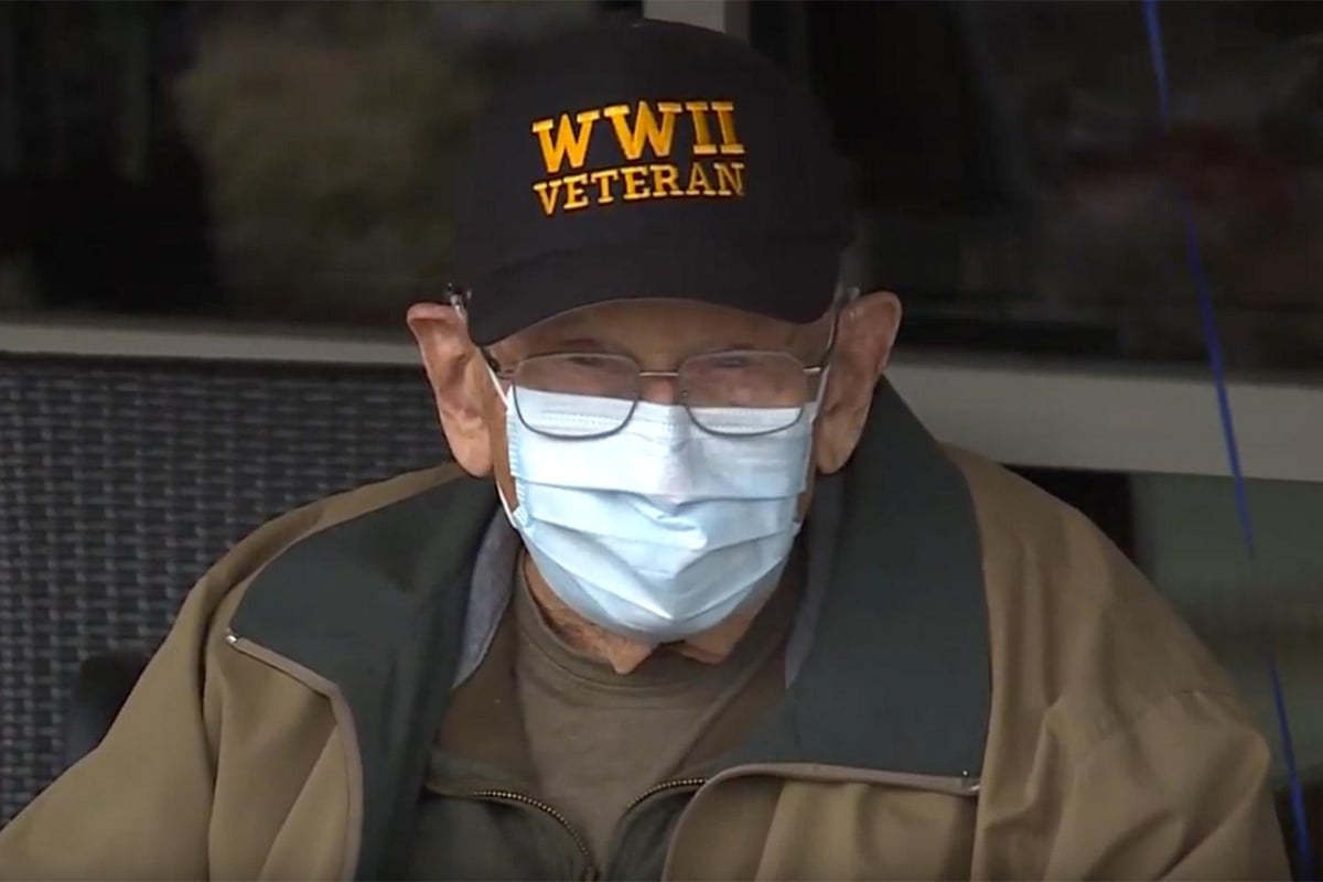 World War Two veteran celebrates 104th birthday after recovering from coronavirus | London Evening Standard