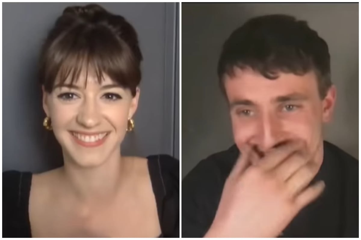 Normal People's Daisy Edgar-Jones and Paul Mescal do hilarious chemistry test on James Corden's Late Late Show | London Evening Standard