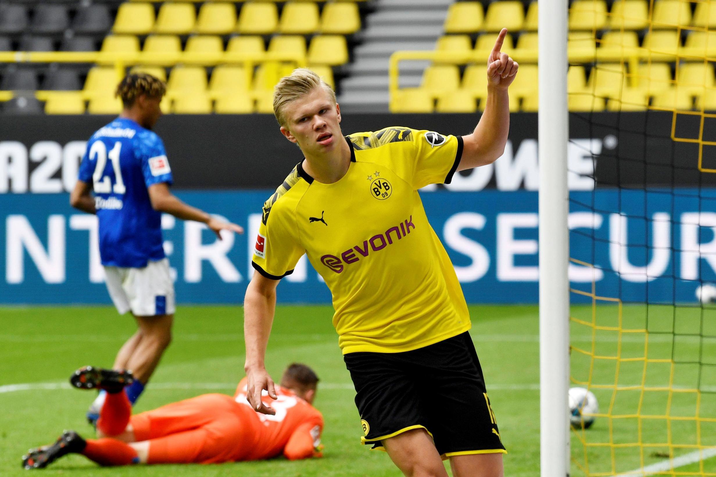 Watch Haaland give bizarre interview to reporter after Dortmund win
