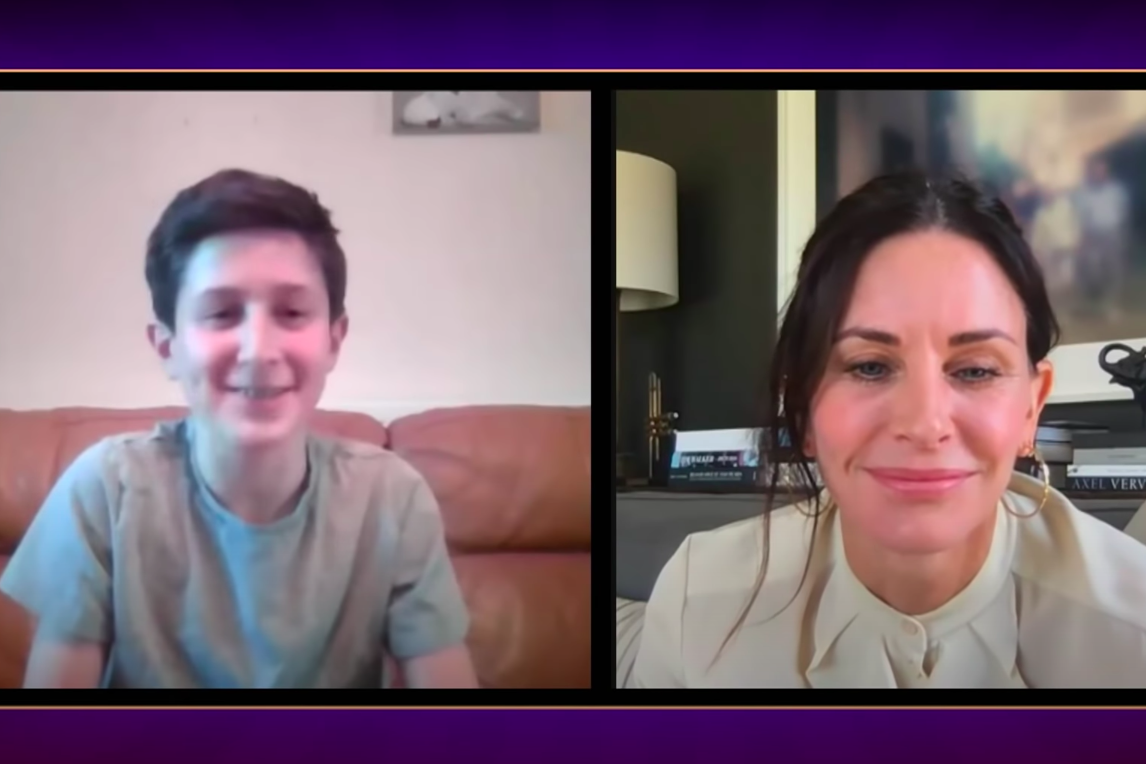 Courteney Cox surprises Friends superfan after his virtual bar mitzvah | London Evening Standard