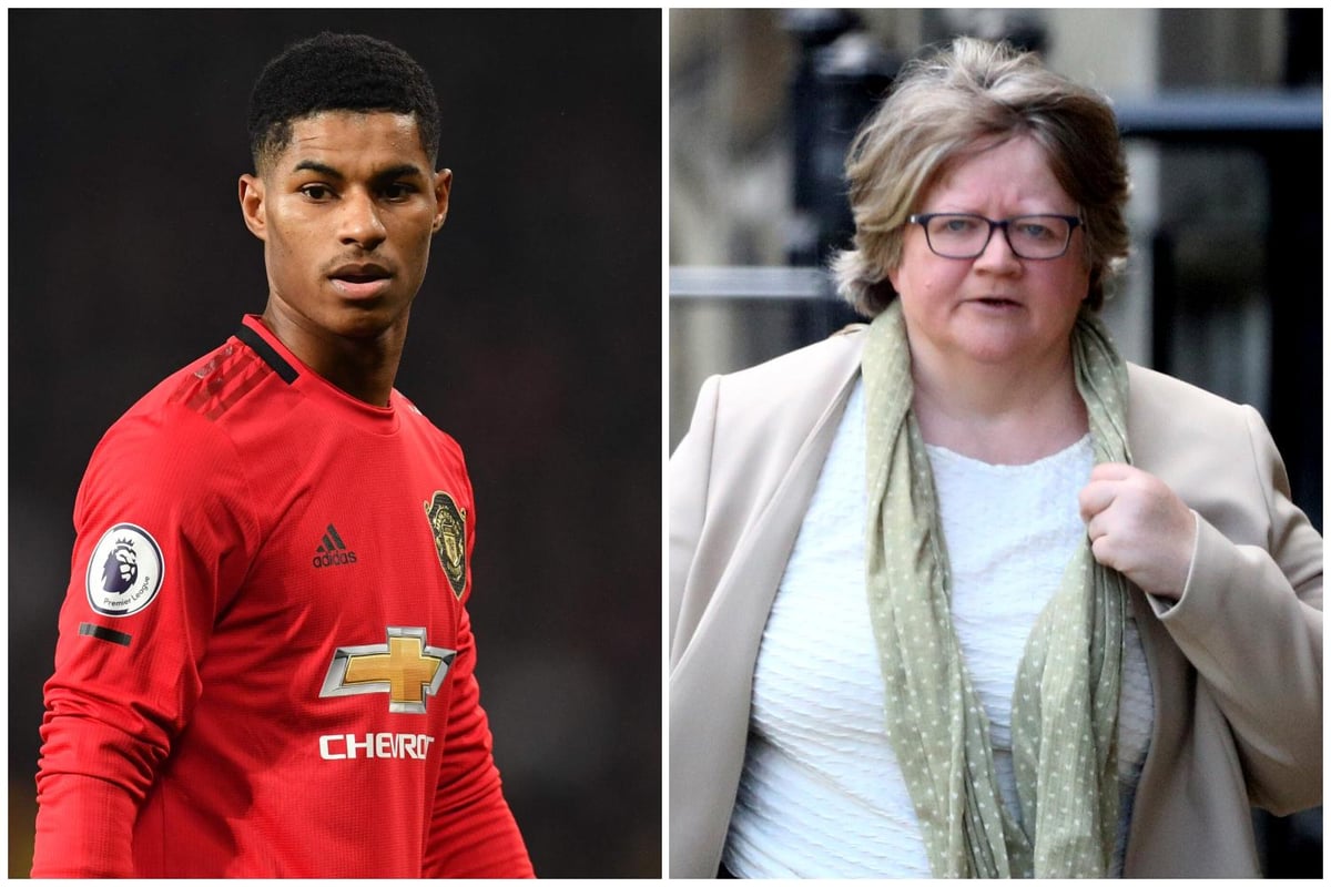 Marcus Rashford hits back at Therese Coffey over minister's 'only' response to free school meal campaign | London Evening Standard
