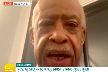 Rev Sharpton on stadium banner row: White lives have always mattered