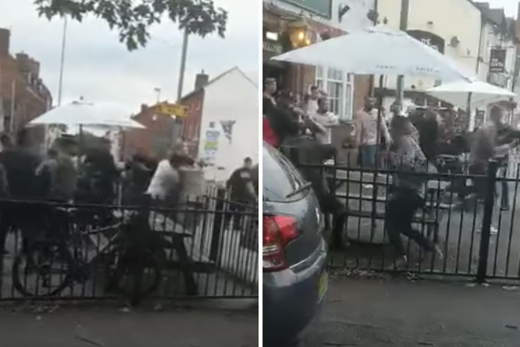 Mass brawl erupts at pub on Super Saturday with punches thrown