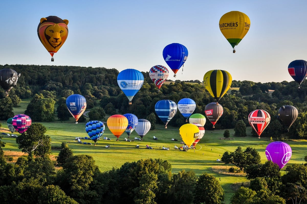 14 stunning images from this year's 'top secret' Bristol Balloon Fiesta | London Evening Standard