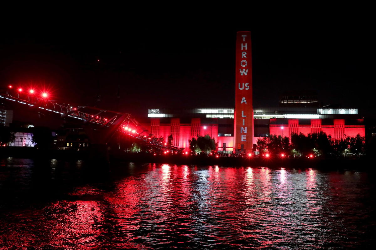 Red Alert campaign: London venues lit up red in support of #WeMakeEvents | London Evening Standard