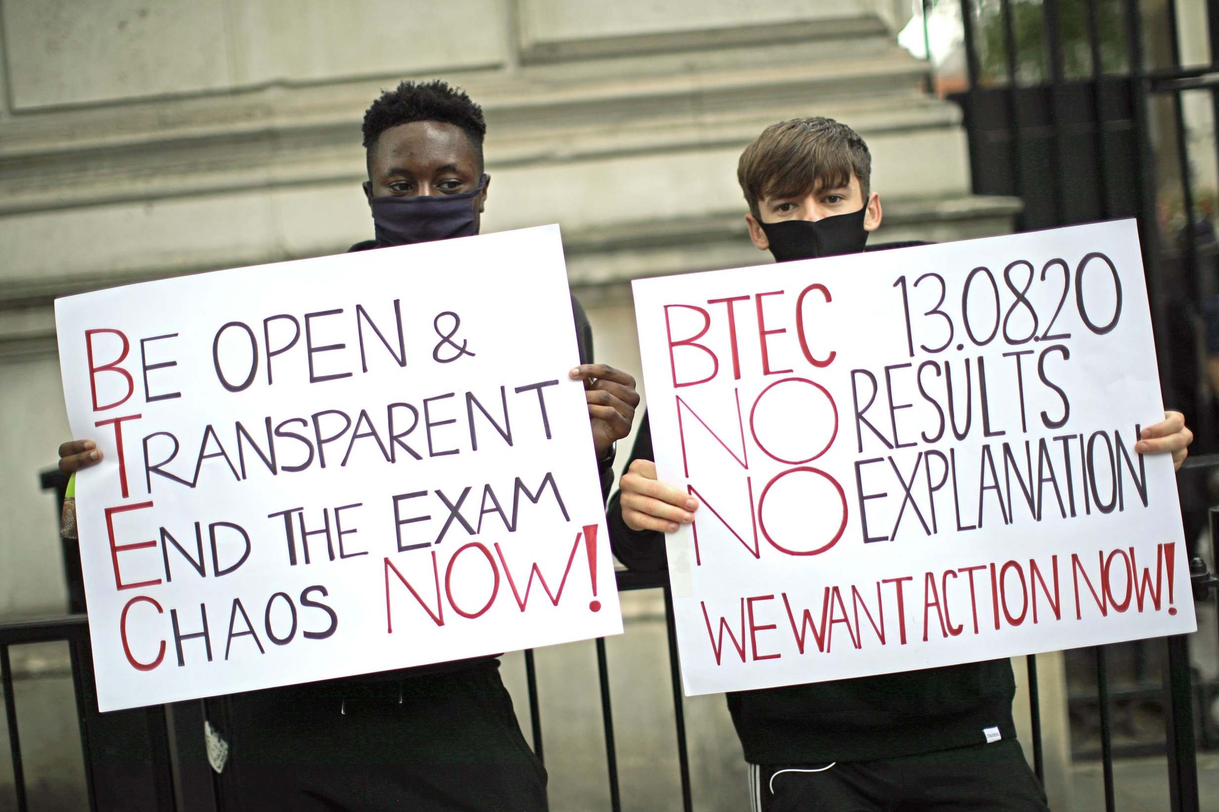 Btec students to start receiving revised grades from Tuesday