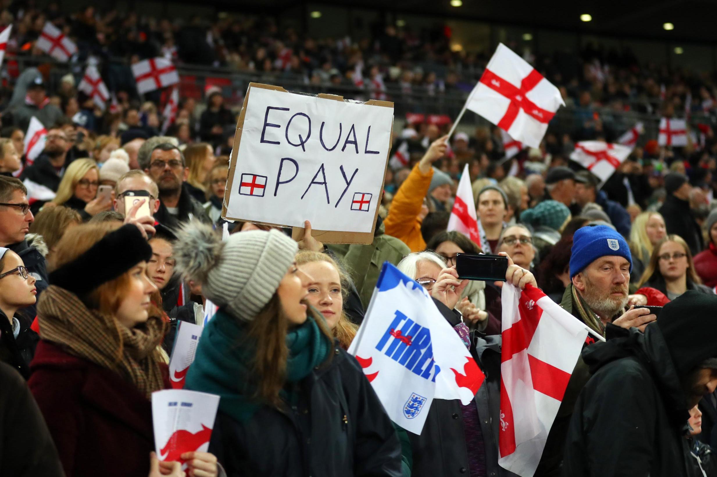England men's and women's teams receive equal pay, FA confirms