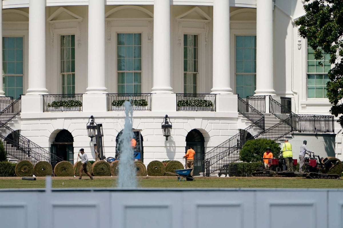 White House lawn 'needs $80,000 worth of repairs' after Donald Trump's Republican convention events | London Evening Standard