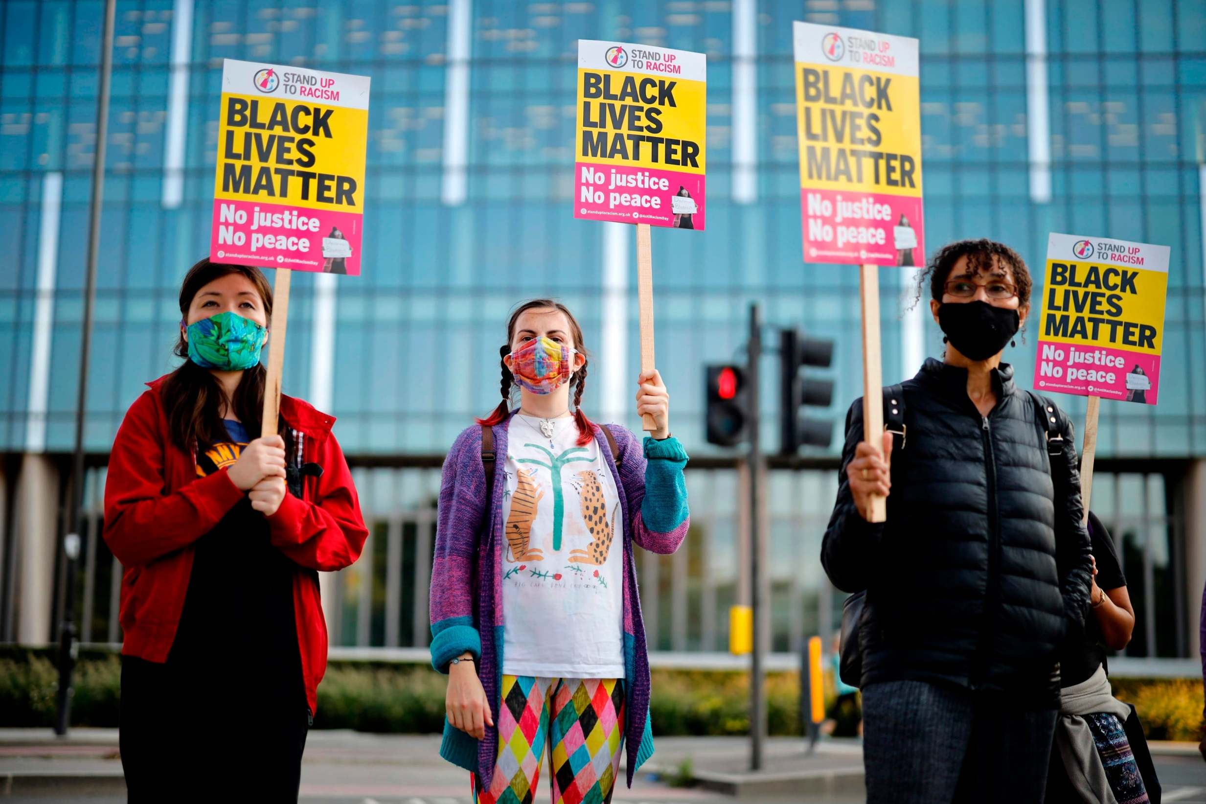 BLM protests sweep UK as police face court over George Floyd death