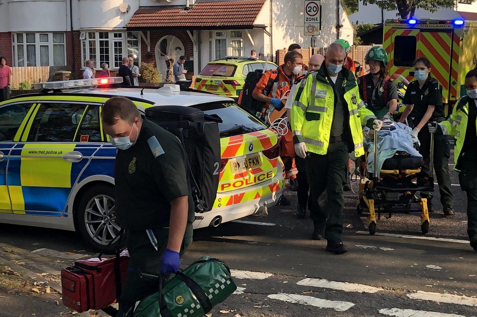 Driver dead and child fighting for life after lorry crashes into house