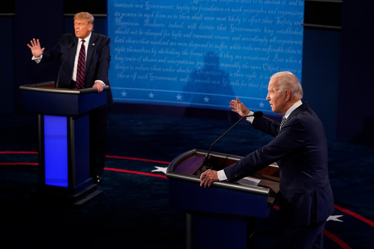 Joe Biden tells Donald Trump to ‘shut up man' as president repeatedly interrupts in chaotic first US debate | London Evening Standard