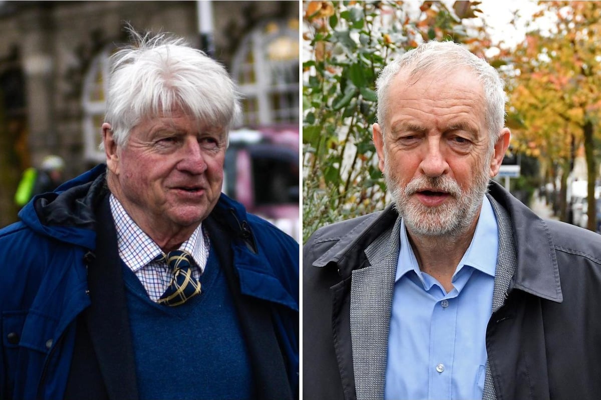 Stanley Johnson and Jeremy Corbyn rule 'breaches' are for police to look at, George Eustice says | London Evening Standard