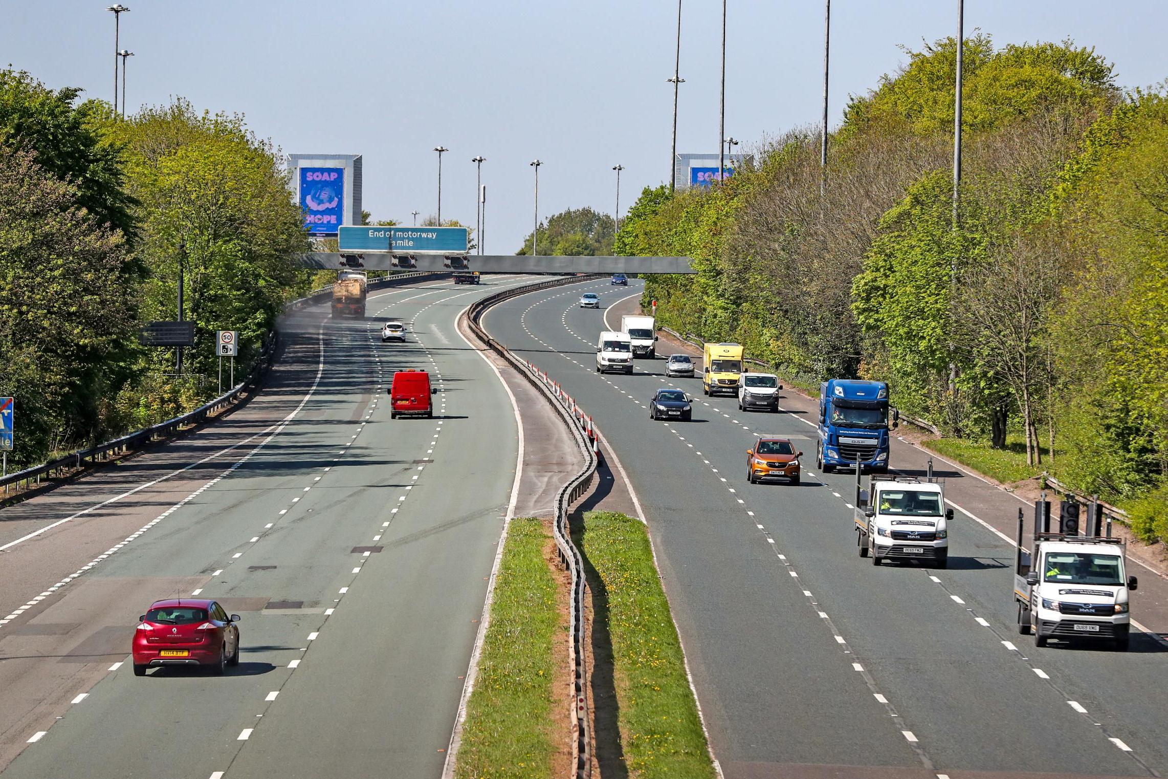 Father was racing at 100mph before motorway crash killed young son