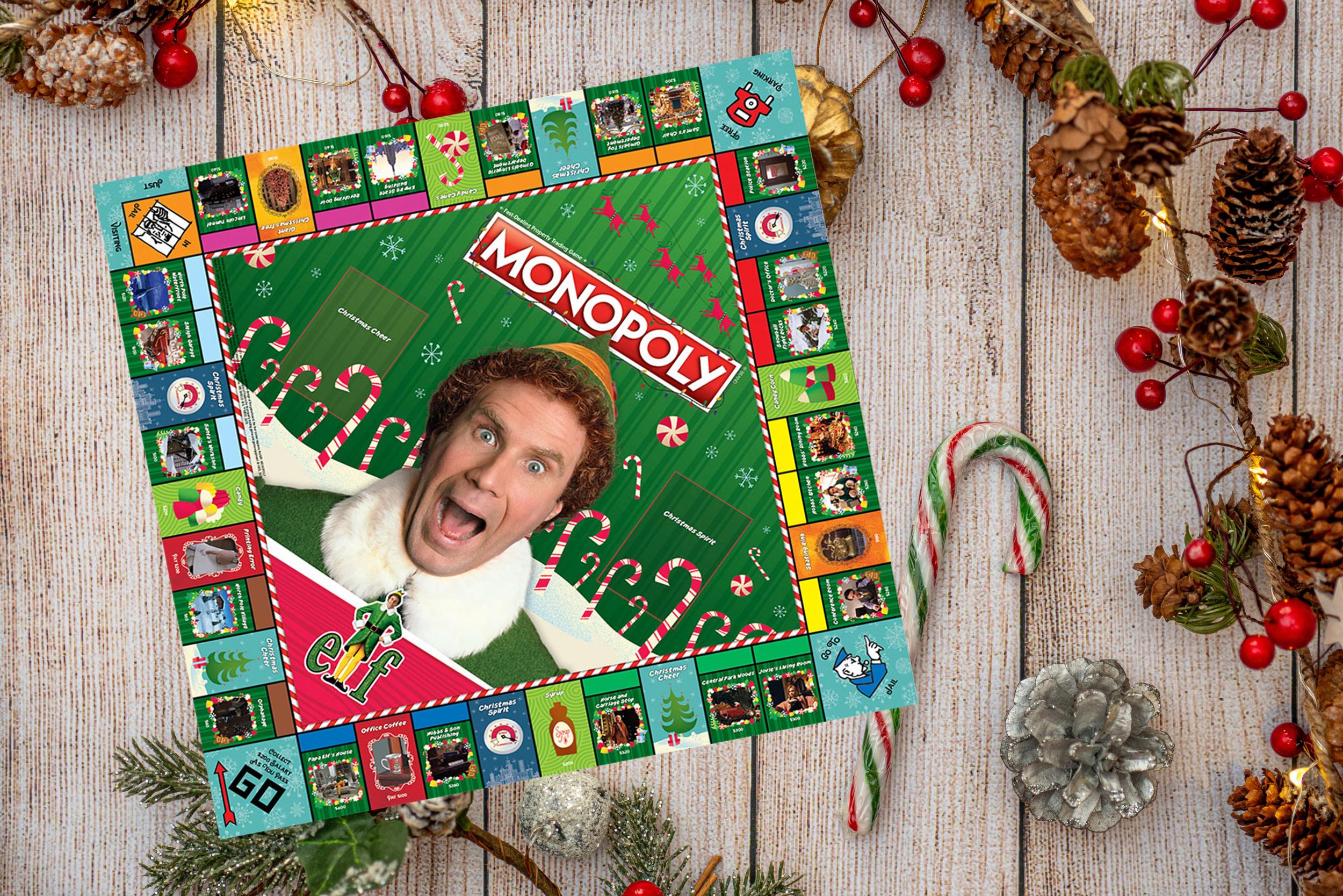 An Elf edition of Monopoly is launching ahead of Christmas
