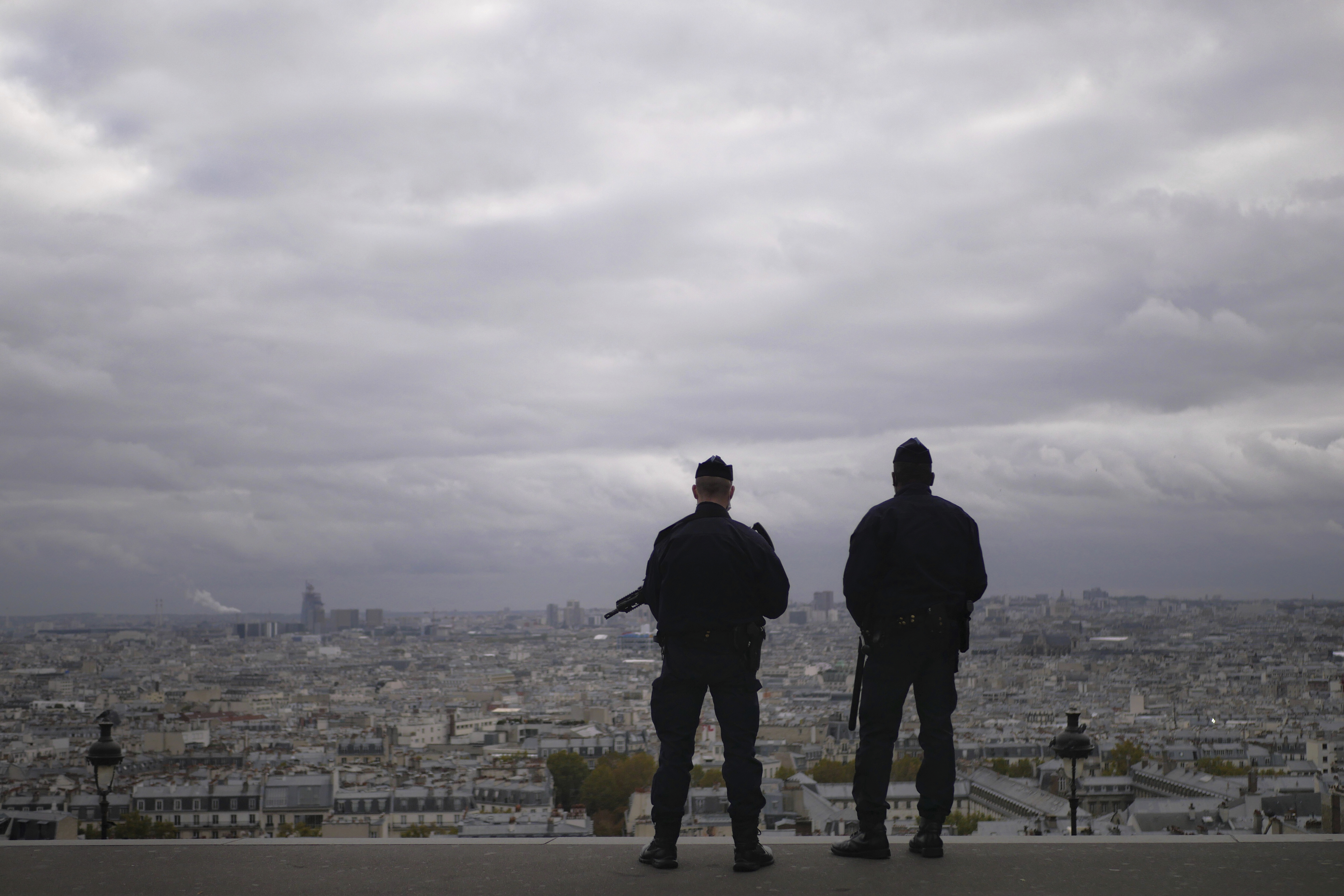 Police foil attack by knifeman on officers in Paris amid terror alert 
