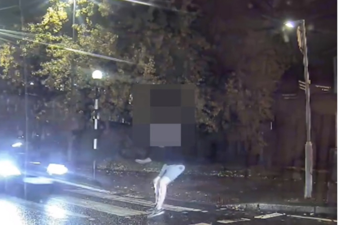 Shocking moment man hit by car during police chase in west London