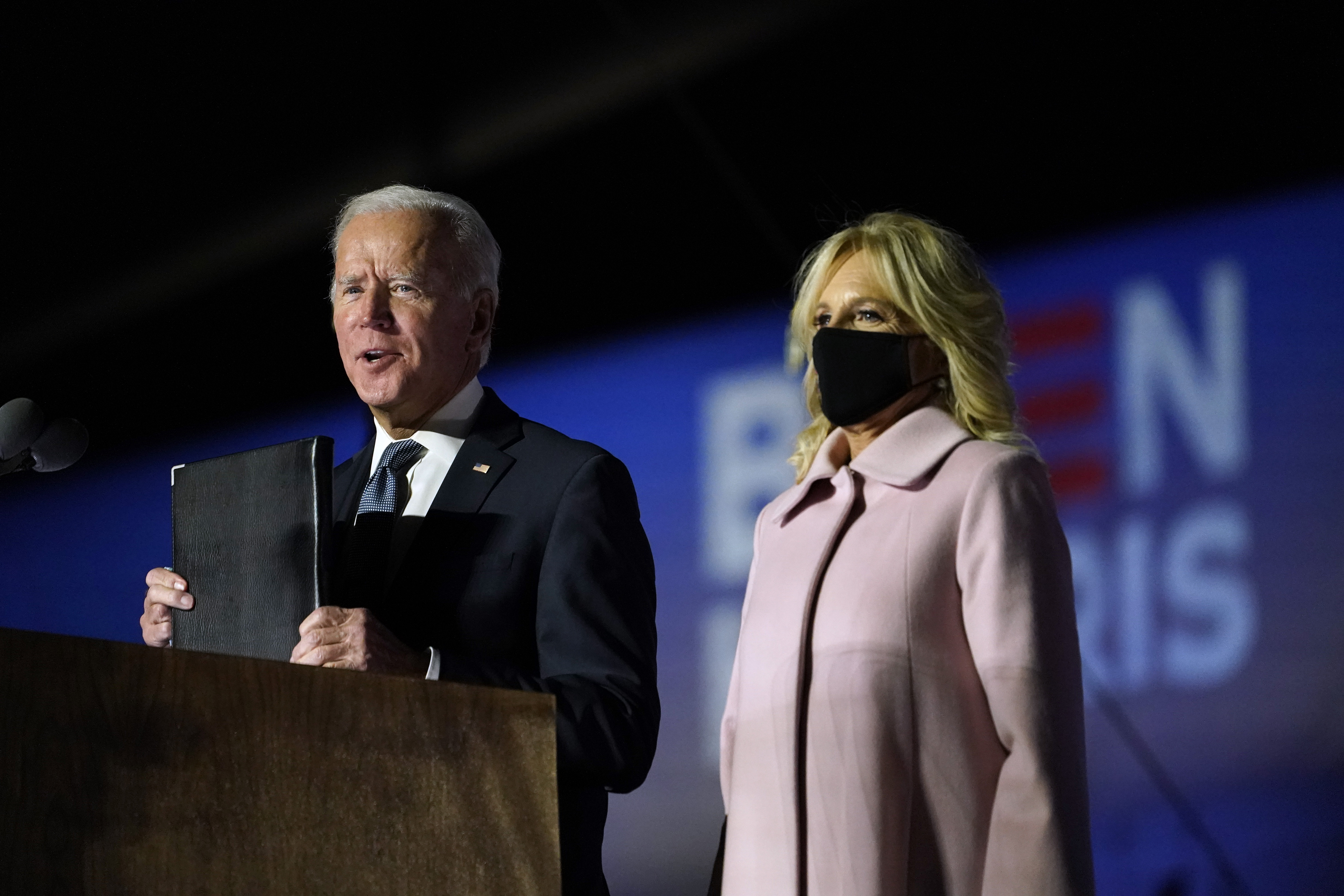 Biden says ‘we’re going to win this’ as Trump launches Twitter attack