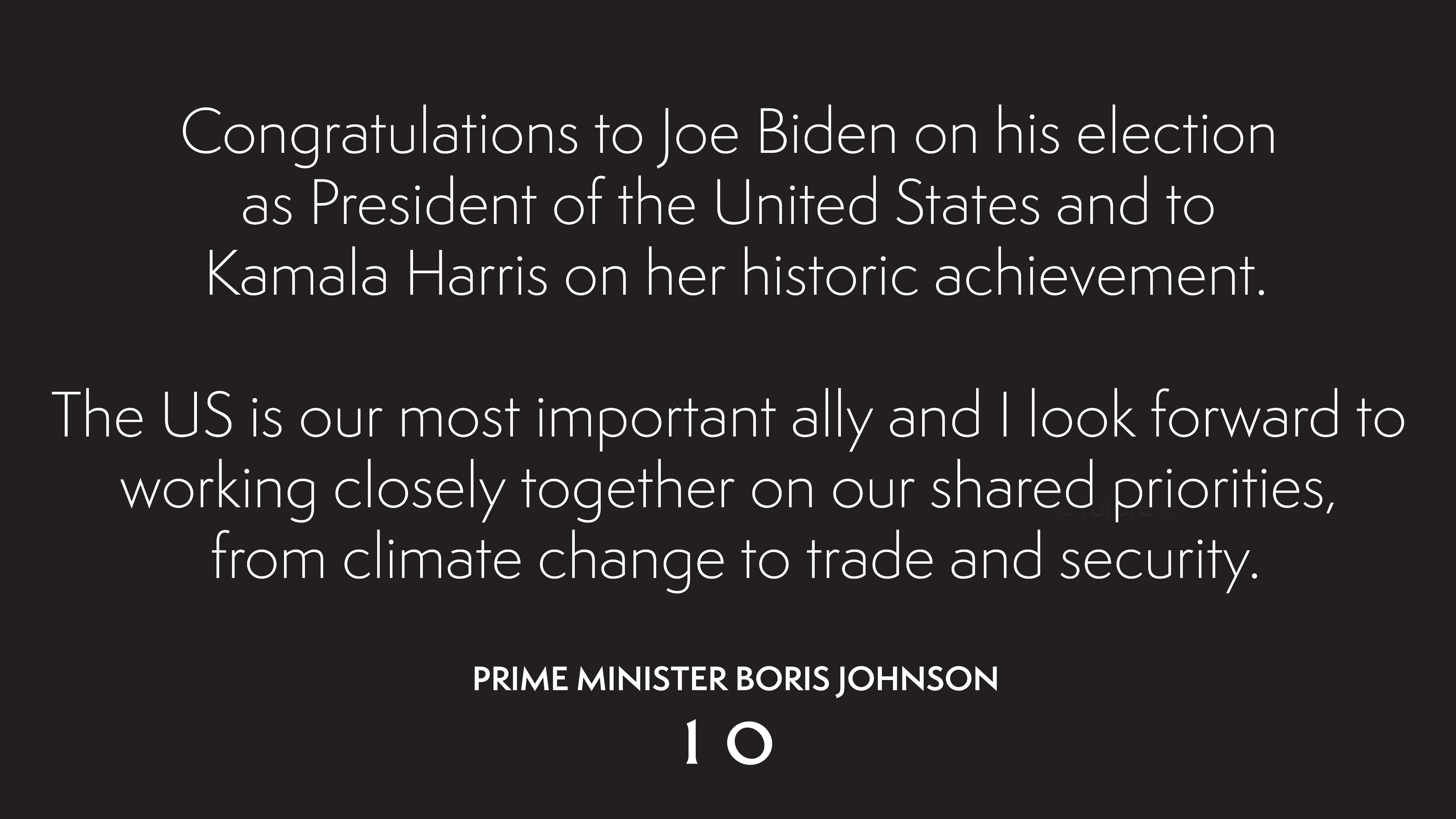 Johnson’s congrats to Biden accidentally contained message for Trump