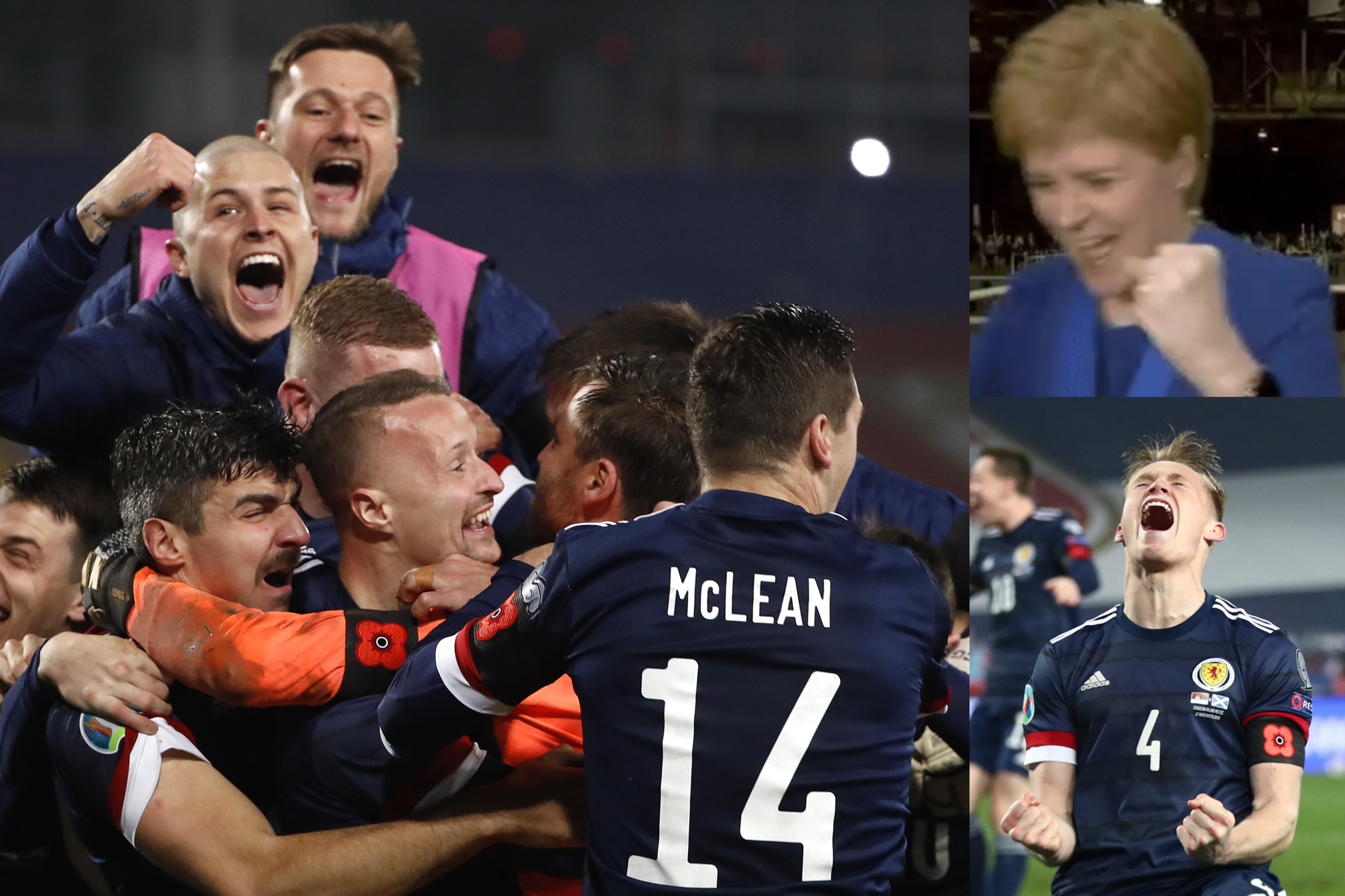 Wild scenes as Scotland celebrate historic Euro 2020 qualification