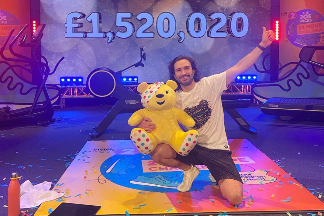 Joe Wicks raises  £1.5m for Children In Need with 24-hour PE class 