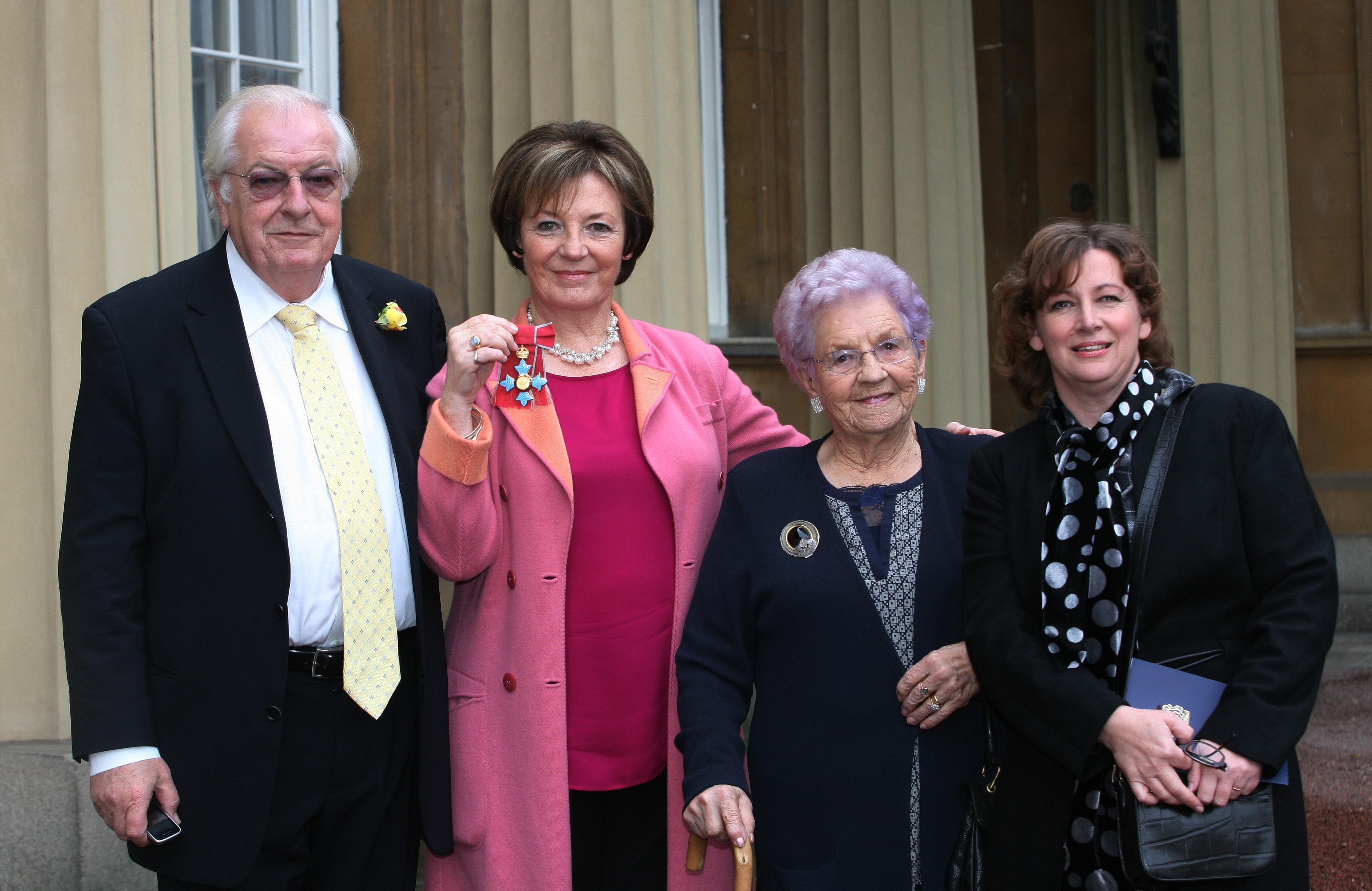 Delia Smith Investiture at Buckingham Palace