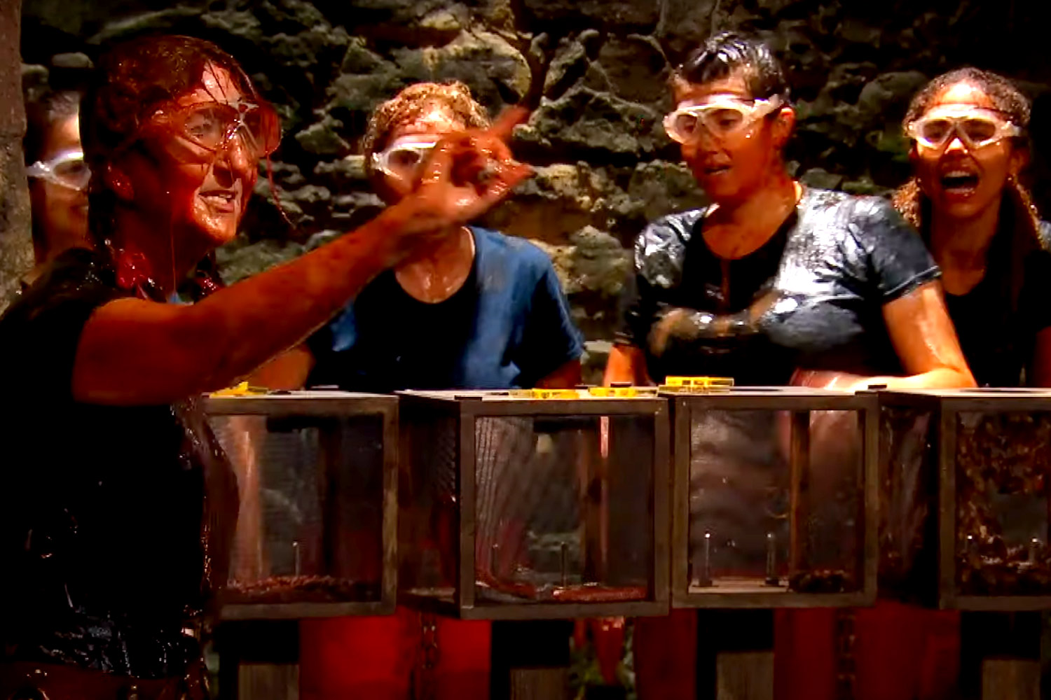 Derbyshire coated in fish guts for latest I’m a Celebrity trial