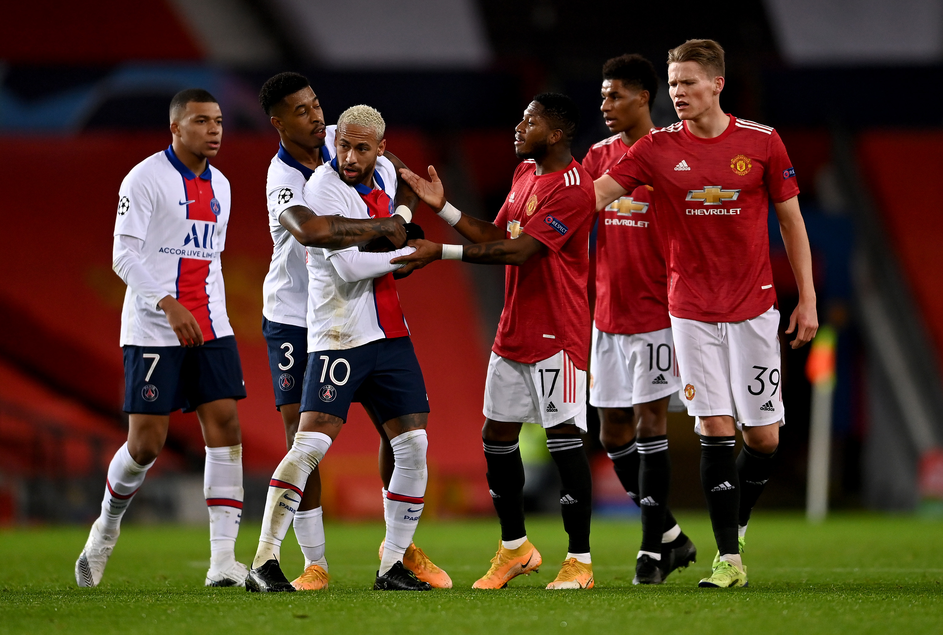 Fred headbutt: Watch Man Utd midfielder escape red card vs PSG